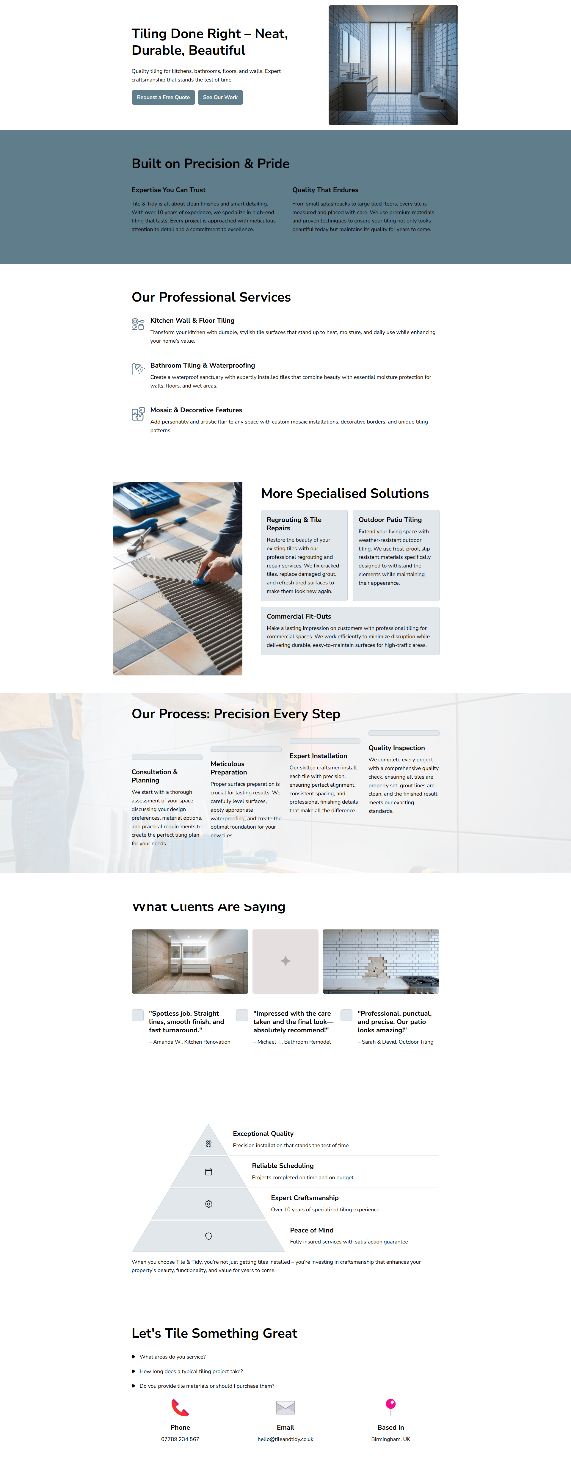 Tiler Website Demo